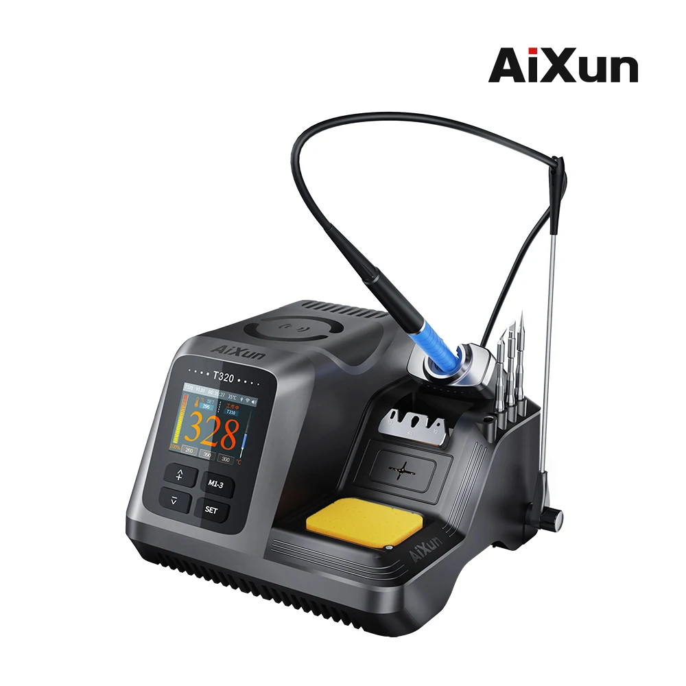 Aixun T320 Smart Soldering station with T245 T210 200W 2S Heating Solder Paste Soldering Handle Tip For Mobile Phone Repair