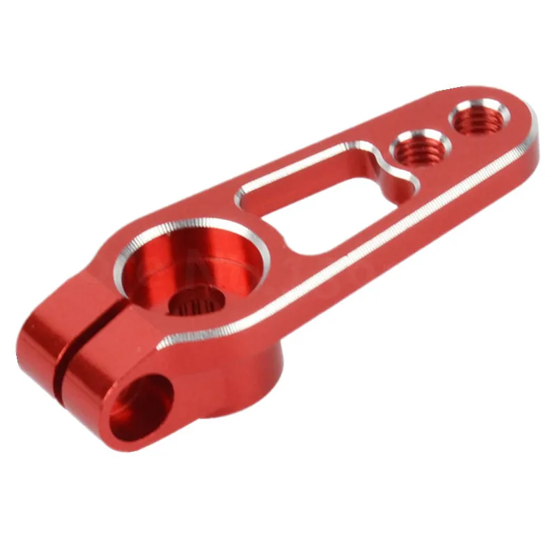 Brazo de bocina Servo de aleación de aluminio 25T, 31mm para coches 1/10 TRX4 Sakura D4 RC, piezas de accesorios universales para orugas de deriva
