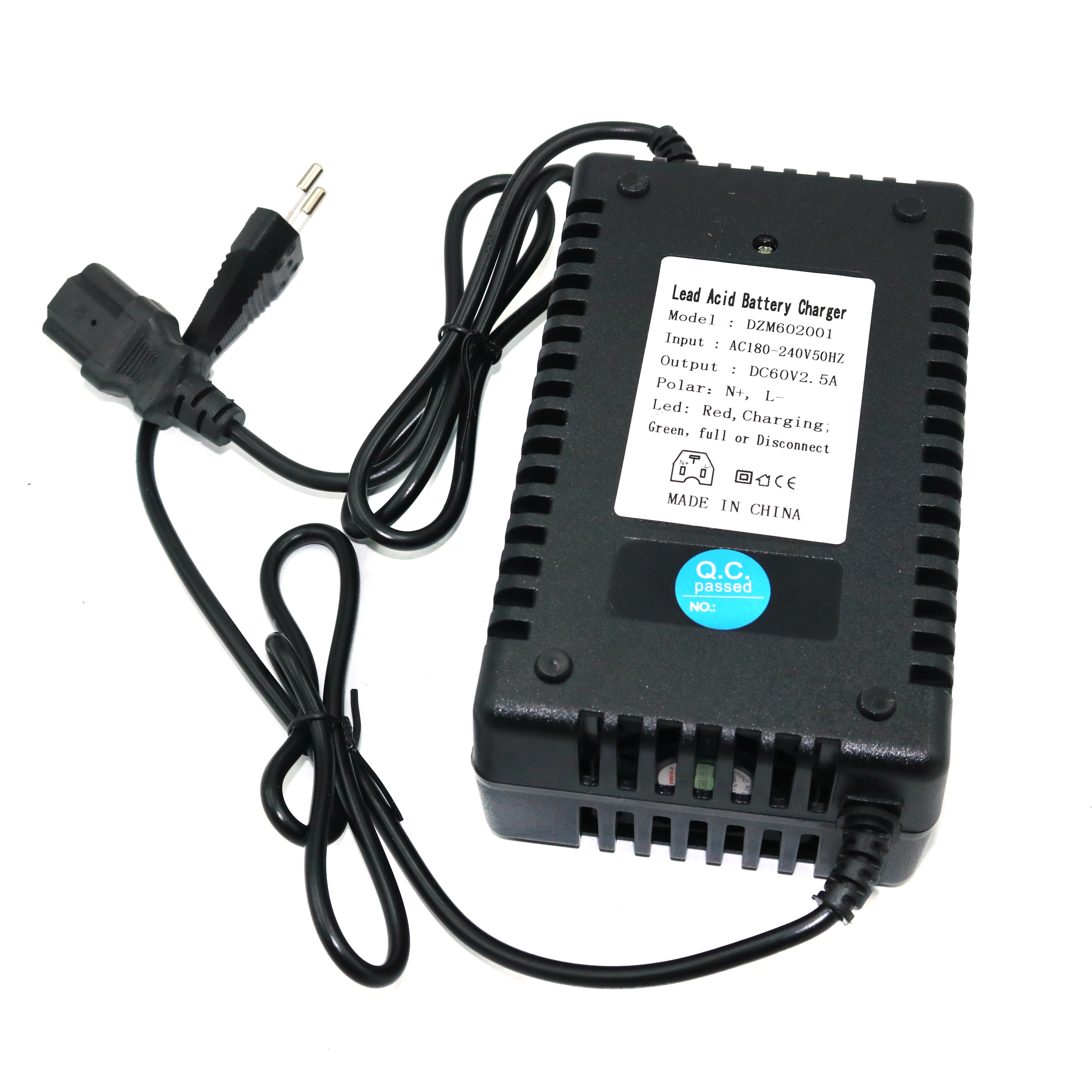 60V 17-20Ah 2.5A Lead Acid Battery Charger/E-Bike charger/E-scooter charger