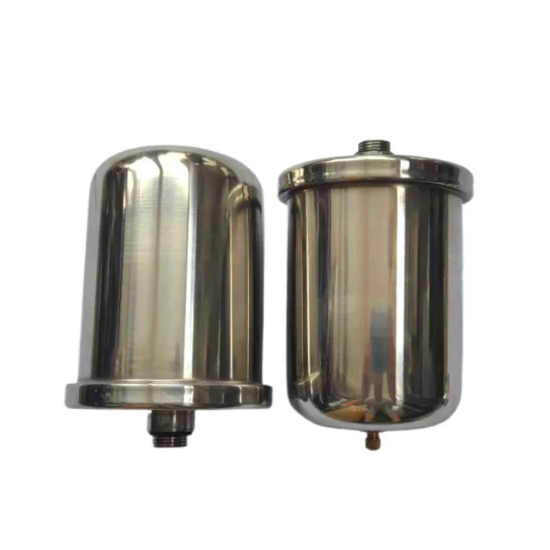 1Pcs 1.5L/2L Expansion Tank for Hot Cold Water Self-priming Pump Domestic Constant Pressure Tank Replacement 304 Stainless Steel