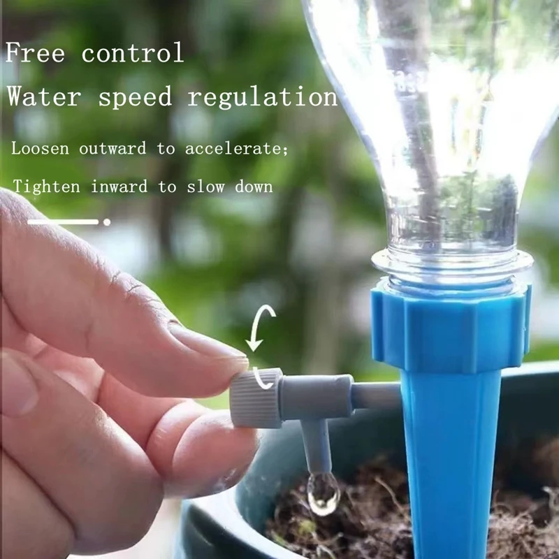 2023 Upgrade Self-Watering Kit Automatic Waterer Drip Irrigation Indoor Plant Auto Watering Device Home Flower Plant Garden Tool