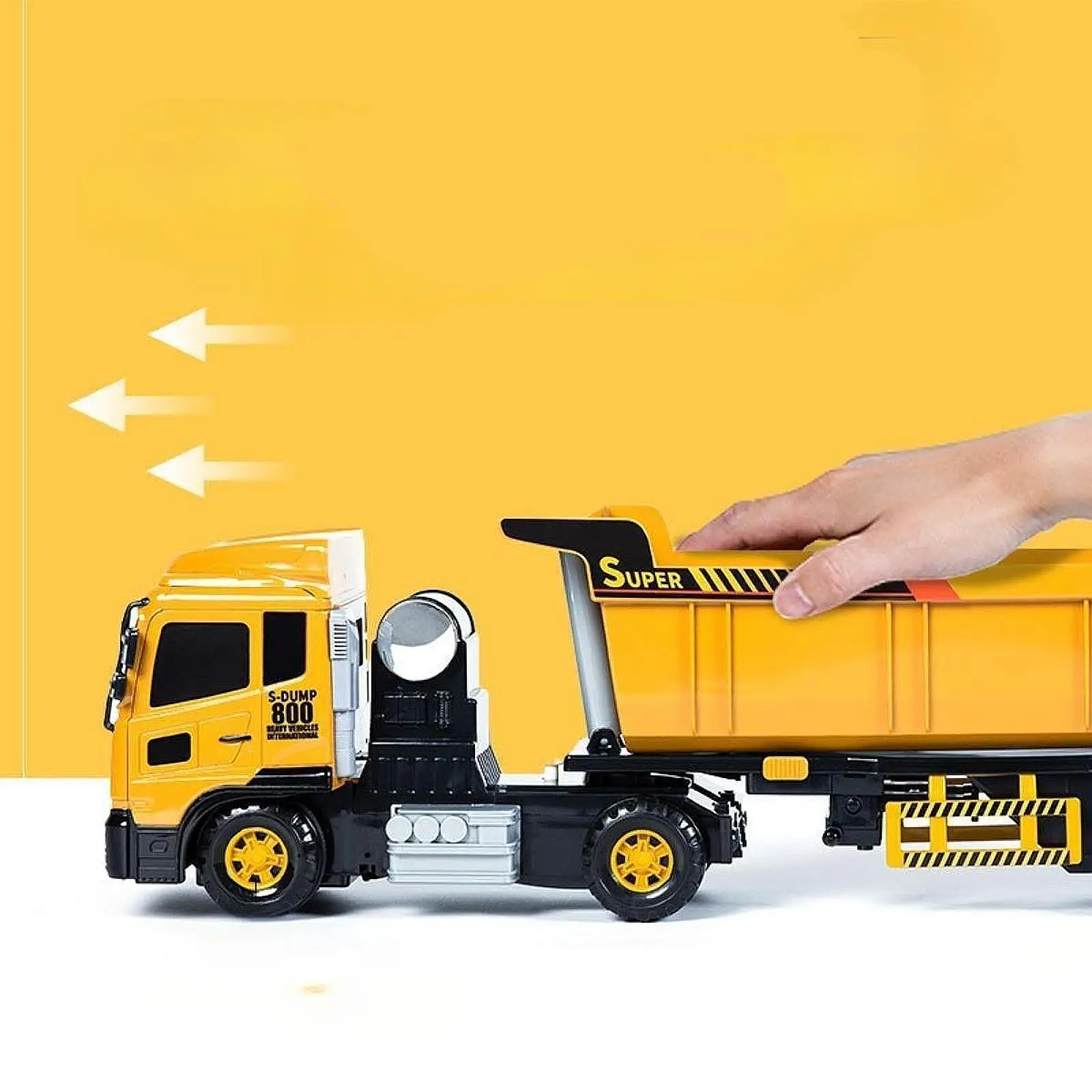 

Игрушечный самосвал, реалистичная модель строительной техники, развивающая игрушка с резиновыми шинами, транспортное средство для малышей и детей