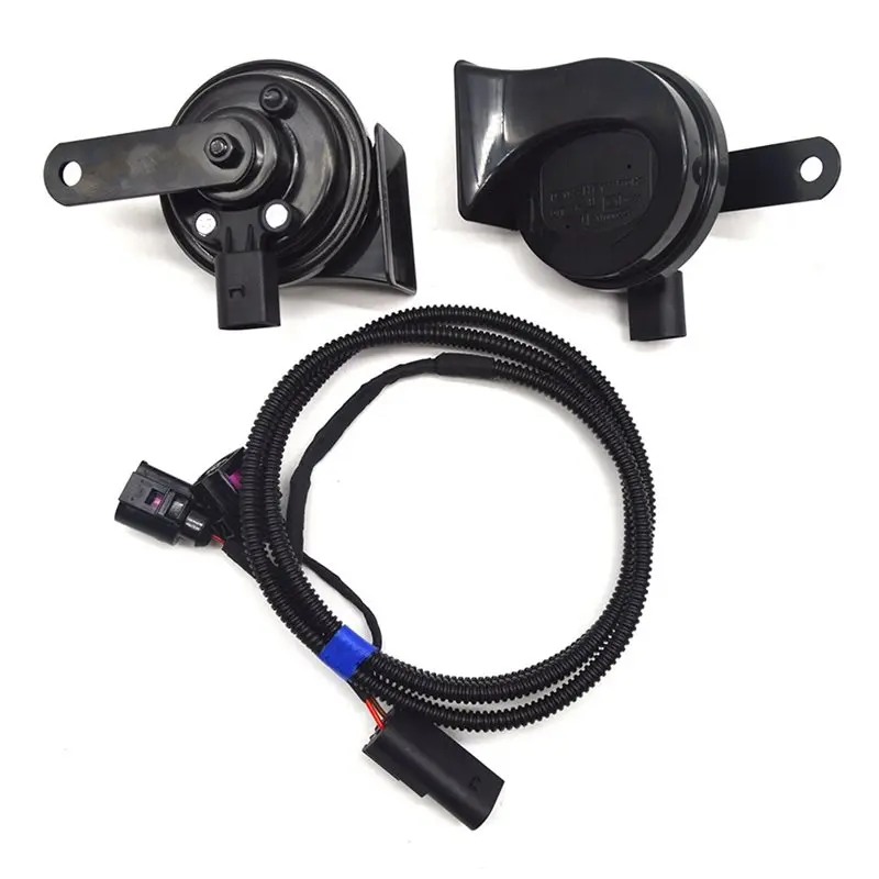 

Комплект двухтонального автомобильного звукового сигнала High Low 12V, водонепроницаемый, для VW Polo Jetta Passat B8 ID3 ID4 ID6, аксессуары для звукового сигнала типа «улитка»