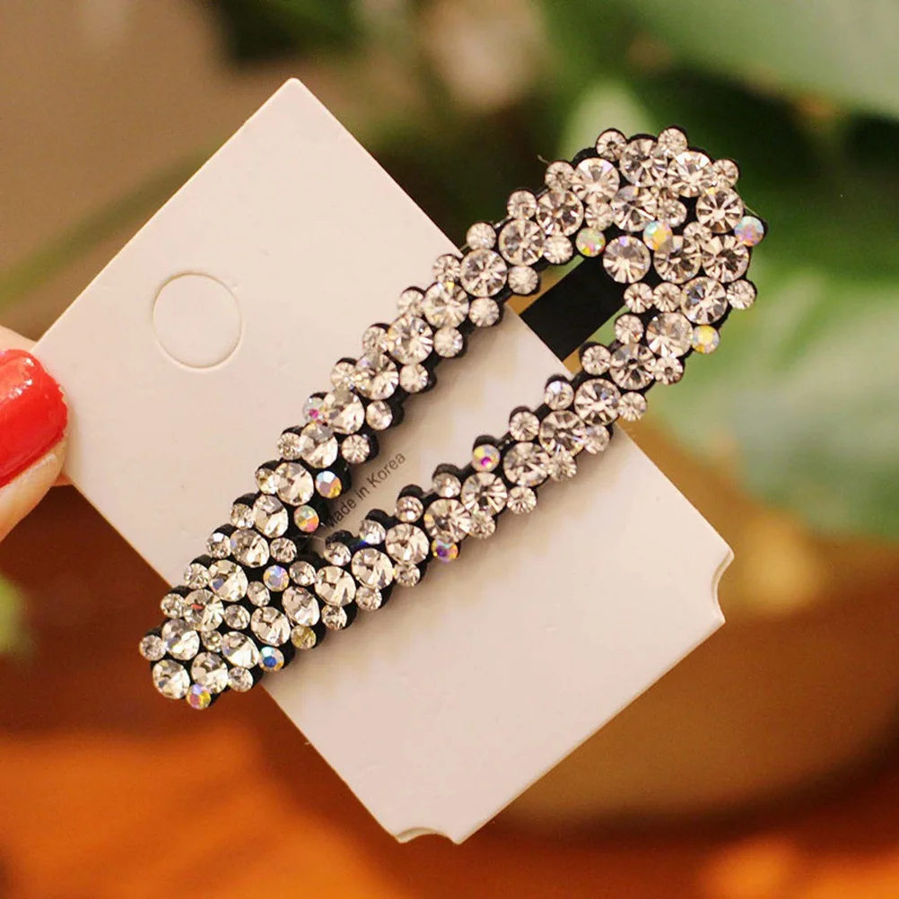 

3 шт., заколки для волос с кристаллами, модные блестящие заколки для женщин, заколки для волос, вечерние свадебные аксессуары, женские заколки