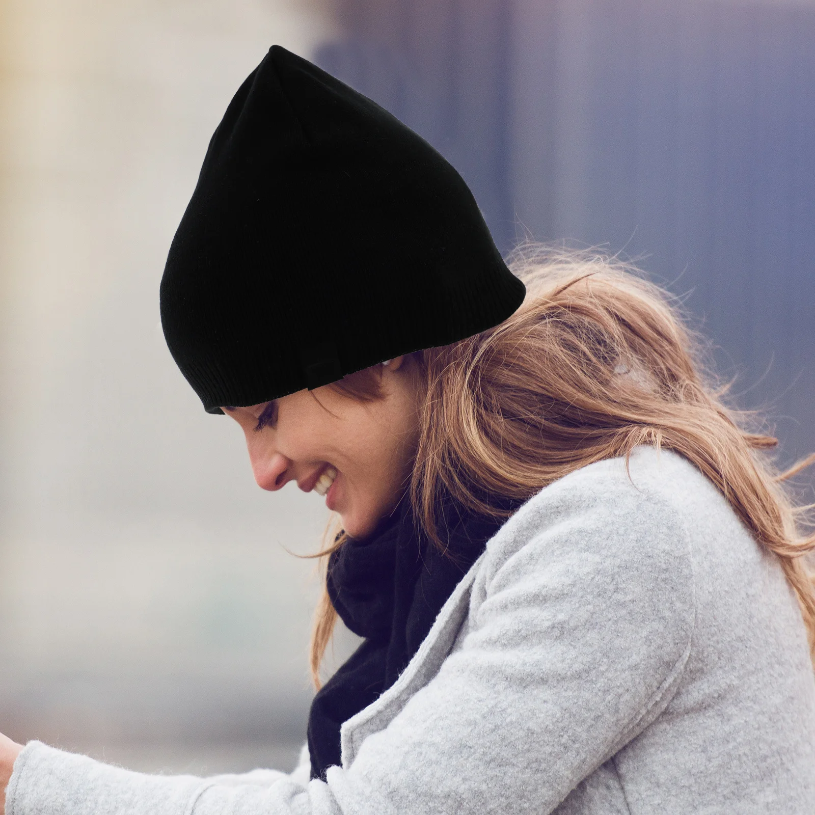 

Winter Warm Keeping Hat Premium Cotton Unisex Stylish Windproof Knitting Cap for Outdoor Riding Skiing Comfortable Lightweight