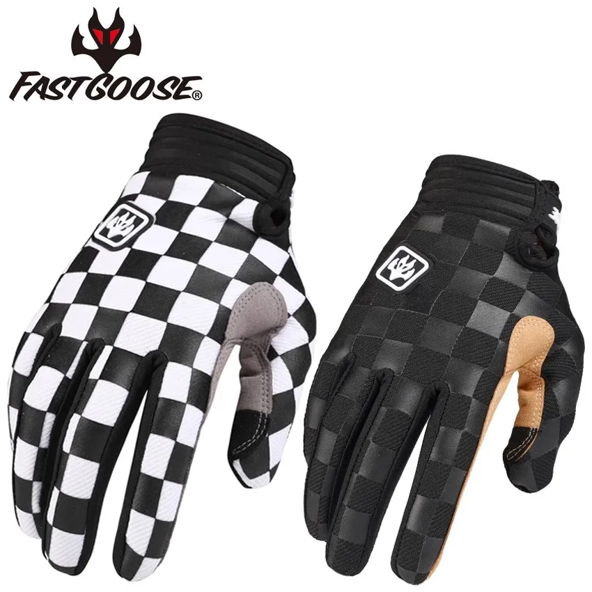 

FASTGOOSE Thin Full-Finger Motocross Motorcycle Rider Gloves Perfect for Spring Summer & Autumn Cycling Sweat Absorbing ComfortT