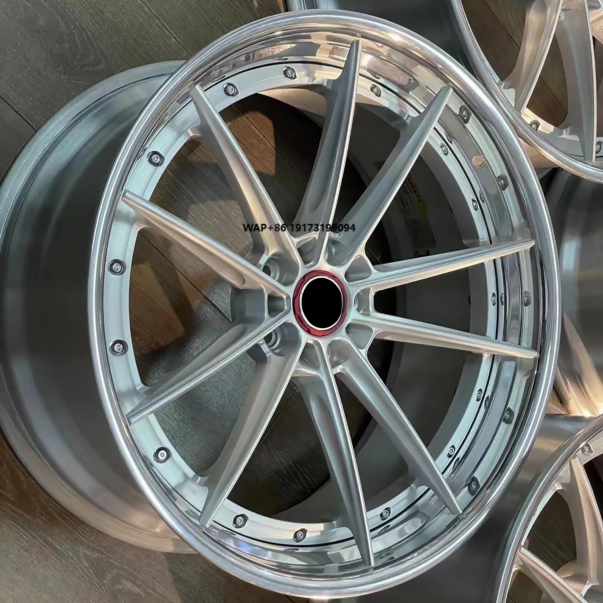 

2 Piece 3 Piece Forged Wheel 19 20 21 22 Inch Rim Deep Concave Alloy Wheel Brushed Luxury for Ferrari 296 GTB Scaglietti