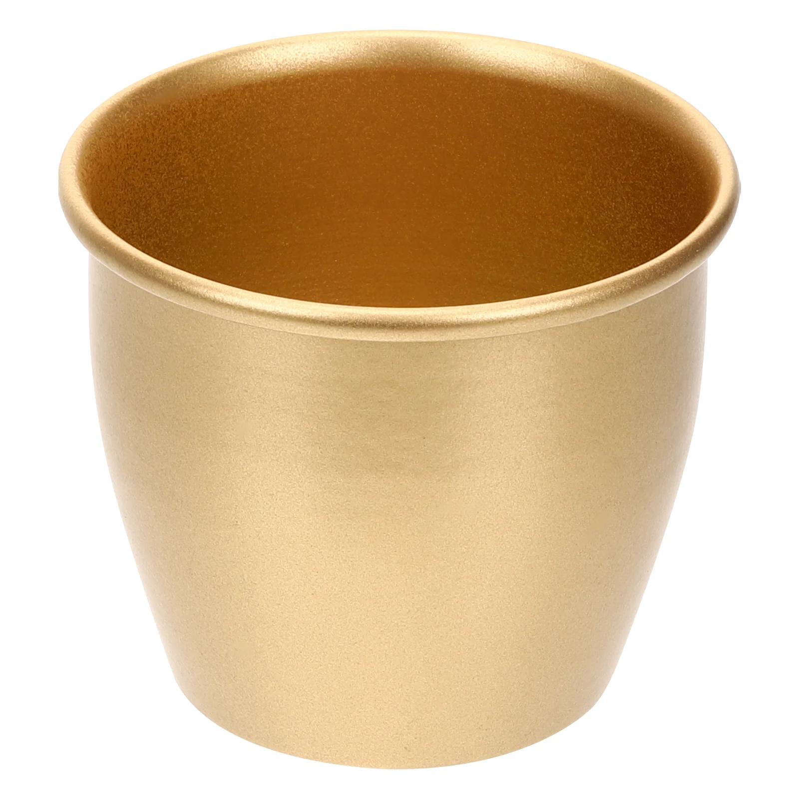 

Mini Flower Pot Gold Faux Vases Indoor Plant Metal Planter Bucket Pots For Plants Flowerpot