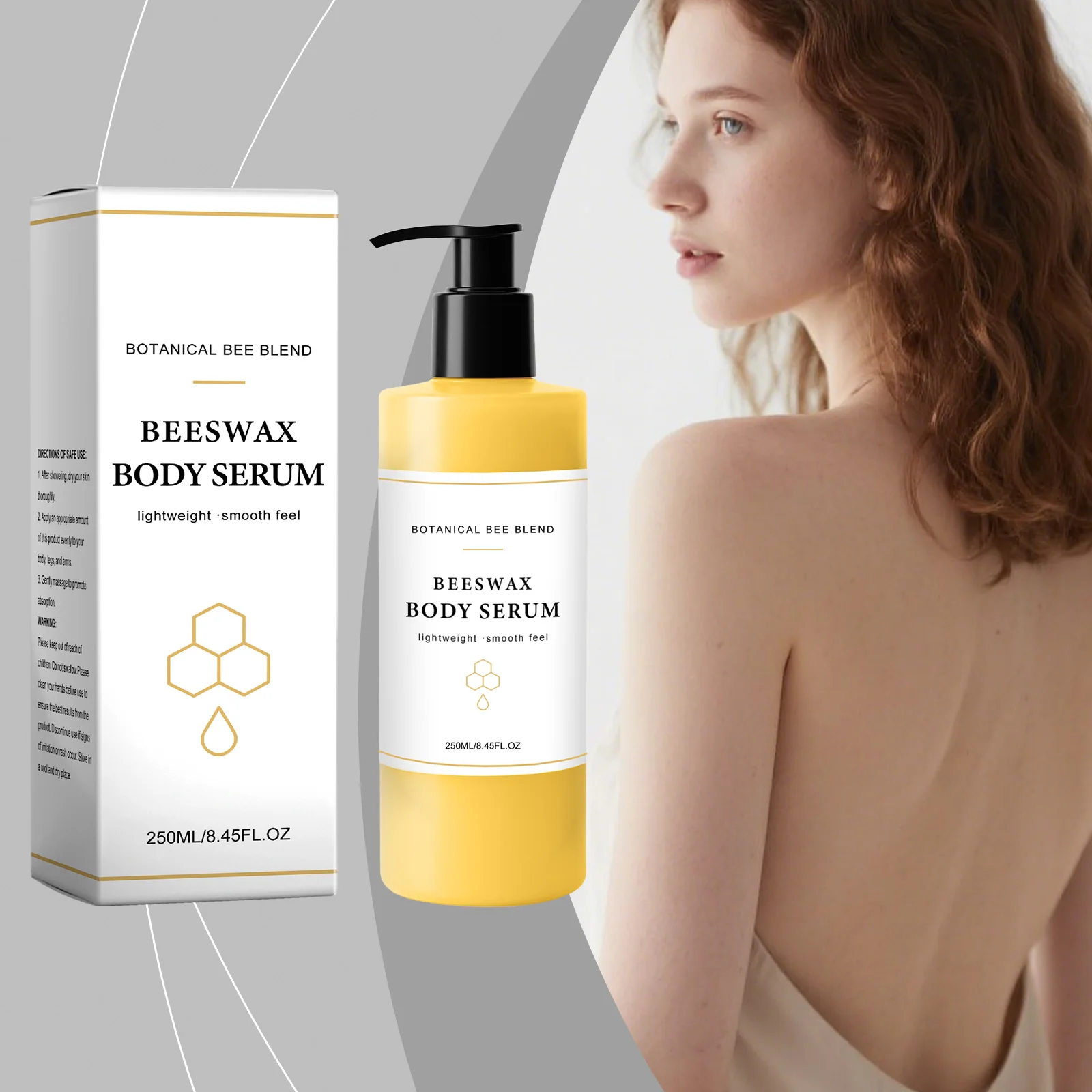 Beeswax Body Serum Gently Moisturizing and Softening Skin Refreshing Texture and Easy  Apply Whole Body, Daily Skin Care
