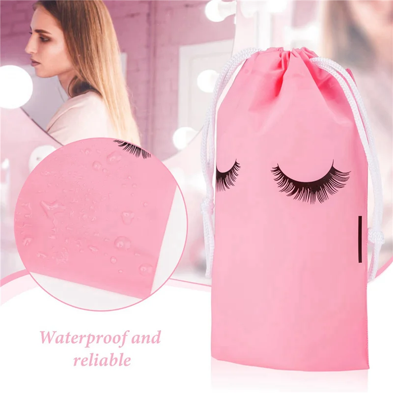 

【SEE】200Pcs Lash Bags For Clients Lash Goodie Bags For Clients Lash Aftercare Bags Eyelash Extensions Makeup Bags Pink