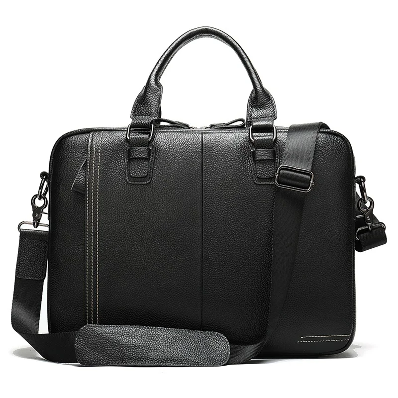 men's briefcase bag men's genuine leather laptop bag for men porte document office bags for men business handbags 7001