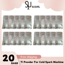 1-20Bags Ti Powder For Sparkular/Cold Spark Machine /200g Out/Indoor Titanium Powder Materials/Pyrotechnics Machine Consumables