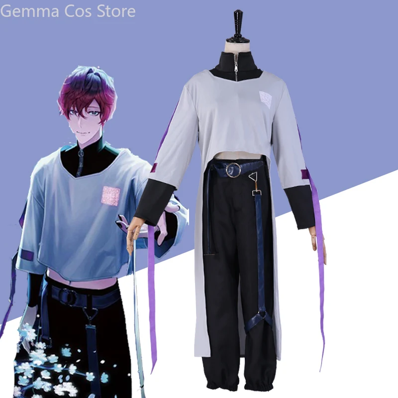 

Vtuber Anime Youtuber Nijisanji Uki Violeta Cosplay Costume Halloween Christmas Party Uniform