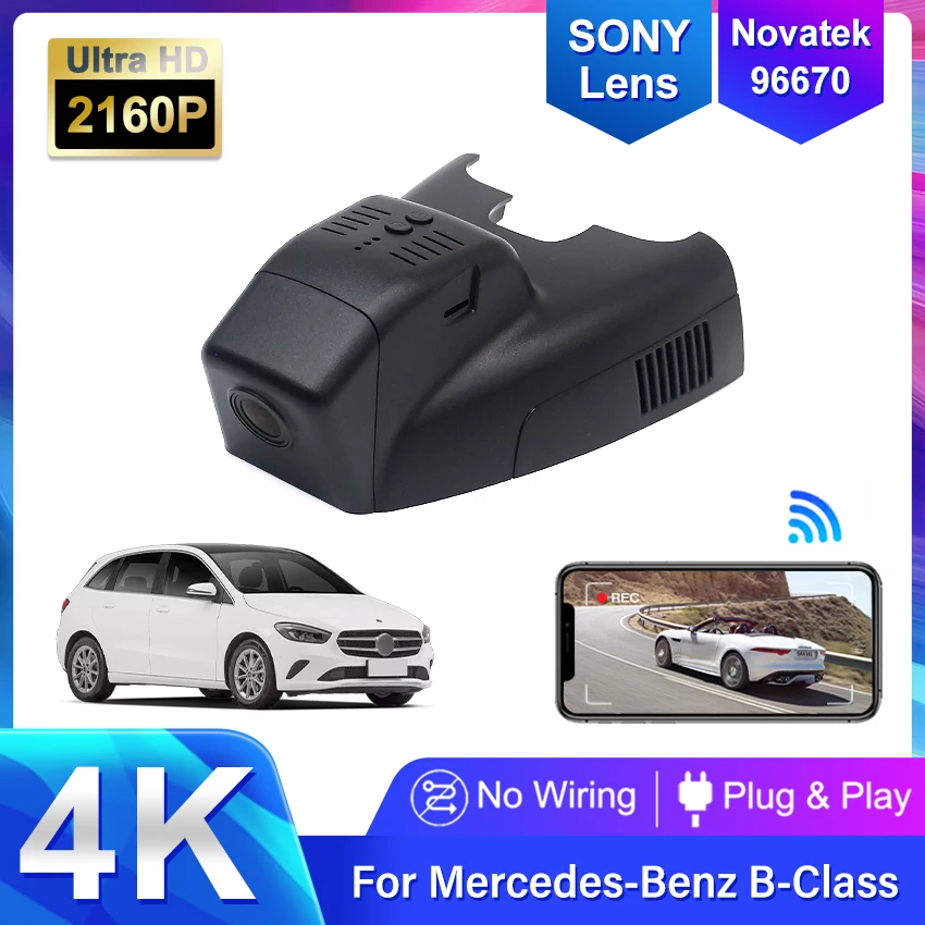 

New Plug and Play HD Wifi Car Dvr Dash Cam for Mercedes Benz B Class w246 w247 for Mercedes Benz B180 B200 B250 B260 2011-2019