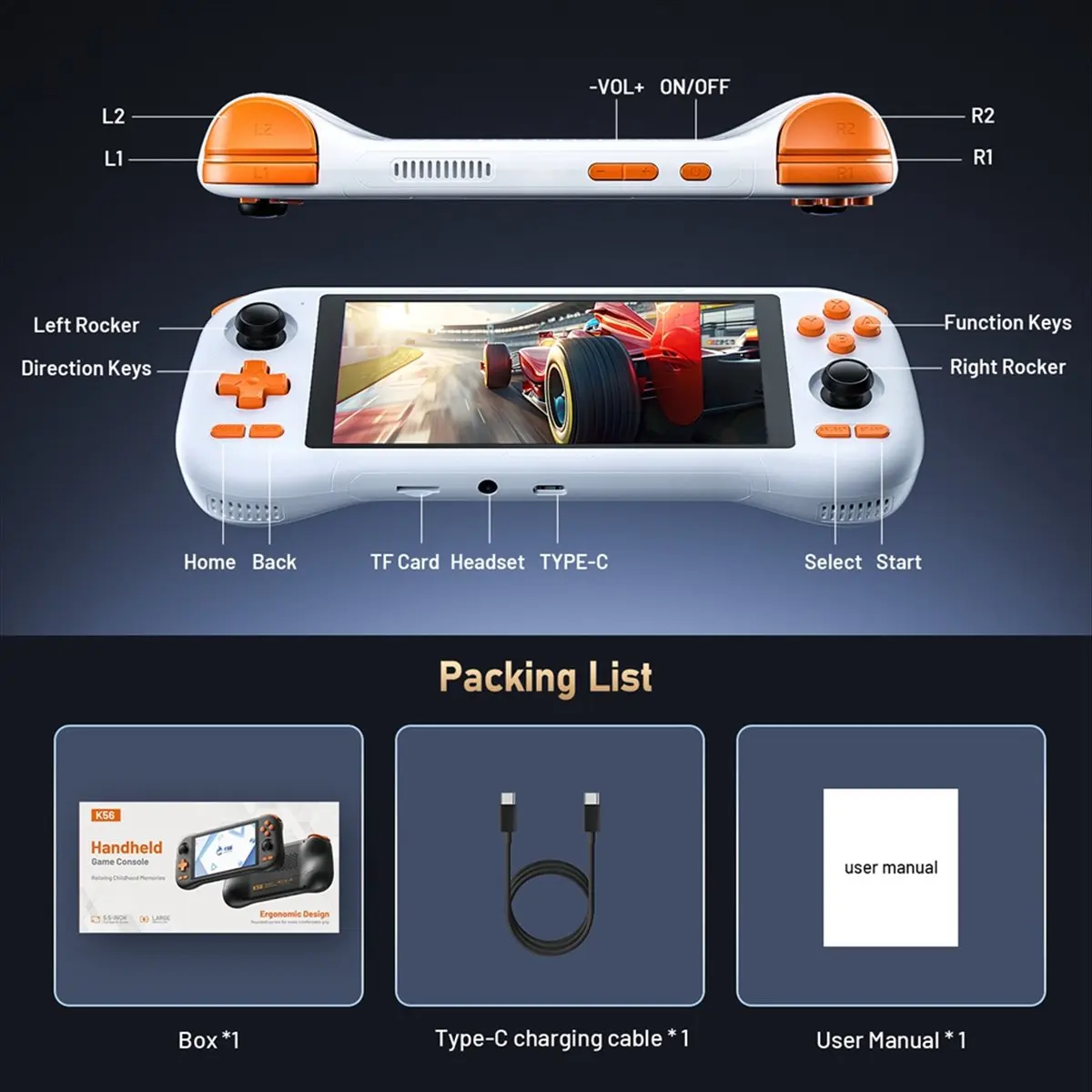 K56 Handheld Video …