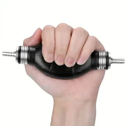 8mm Manual Fuel Pump Pipeline Rubber Aluminum Manual Fuel Primer Bulb Diesel Delivery Pump Automobile Ship