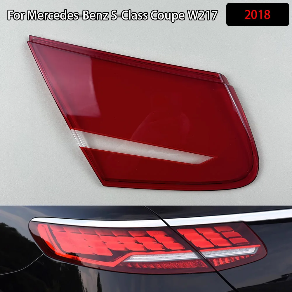 

For Mercedes-Benz S-Class Coupe W217 2018 Lampshade Headlight Shell Headlamp Lamp Cover Transparent Shade Lens