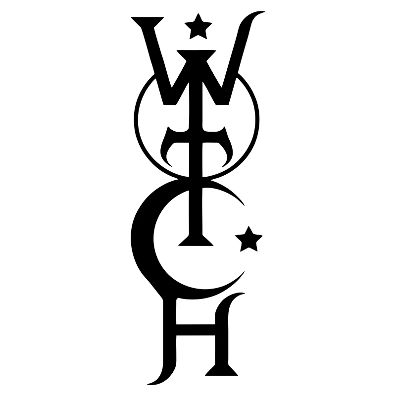 Witch Die-Cut Vinyl Decal Car Sticker Waterproof Auto Decors on Car Body Bumper Rear Window Laptop choose size