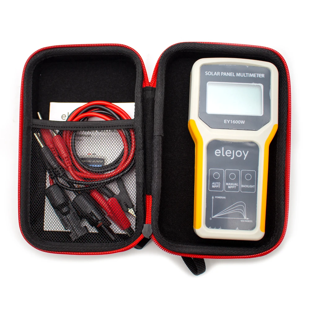 EY1600W Photovoltaic Panel Multimeter Solar Panel MPPT Tester Open Circuit Voltage Power Point Voltage Current Power Test Meter