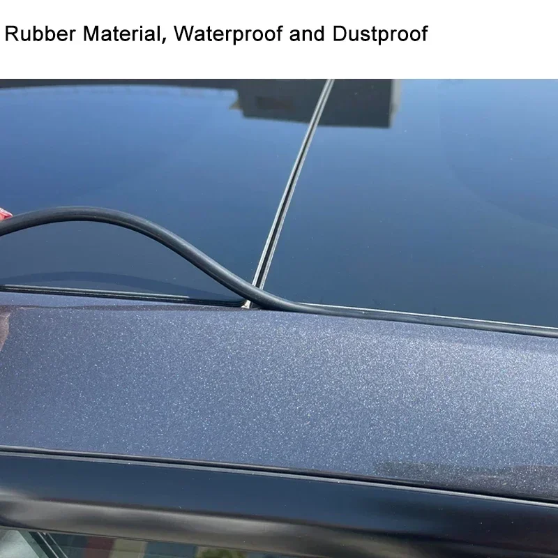 

Sunroof Sealing Strip for Tesla Model 3 / Y Wind Noise Reduction Rubber Dustproof Quiet Waterproof Roof Gap Seal Car Accessories