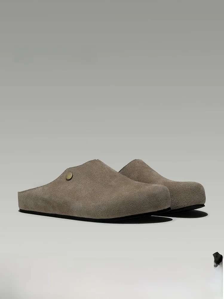 

Desai Birkenshoes Men's Slip-On Summer Breathable Lazy Shoes Cool Comfortable Open-Toe Slippers Casual Low-Heel Rubber Sole