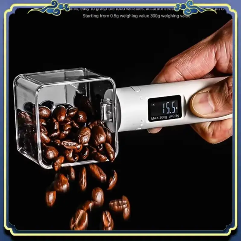 Latest Precision Coffee Measuring Spoon With Integrated Digital Scale,LCD Display,Removable Portable Coffee Measuring Spoon