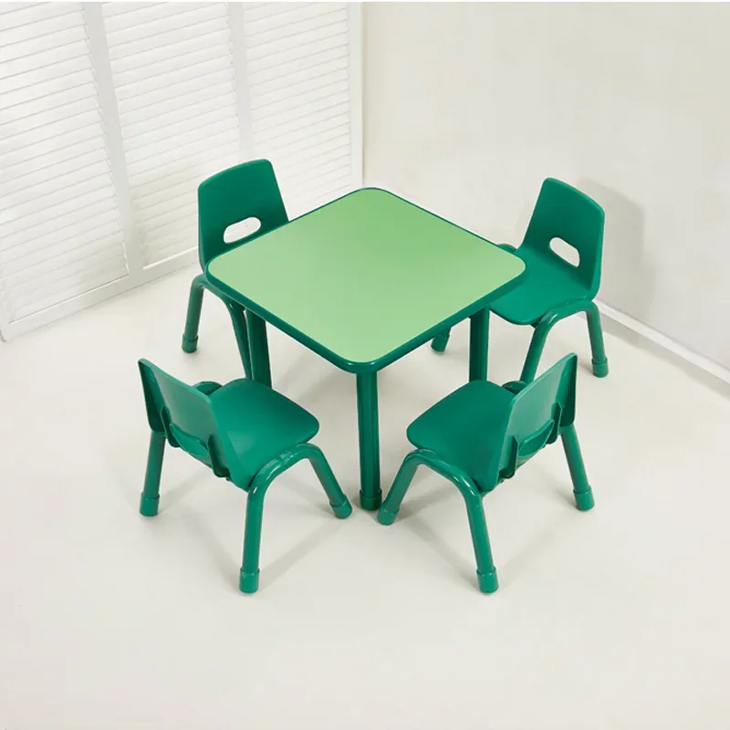 

Children's Desk School Tables Angle Adjustable Small Preschool Table Furniture The Room Plastic Study Student Kids Chair Set