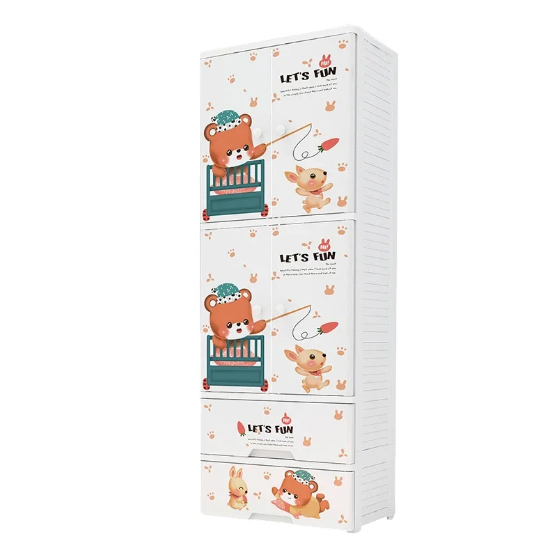 

Шкаф-купе для детей, 58 см, современный детский ящик с мультяшным рисунком