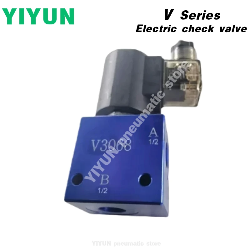 V2068,V3068-T02,T03-20,21,22,23-D24,A22-DG YIYUN pneumatic element motorized non-return valve V series
