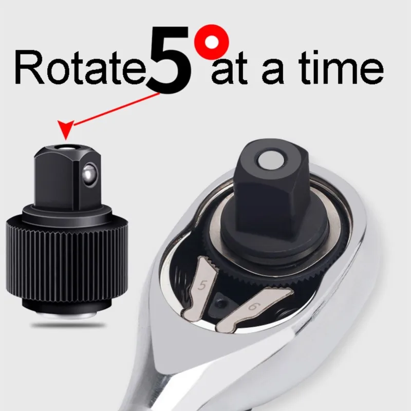 Imagem -03 - Stubby Ratchet Grupo Flex Cabeça Mini Chave Catraca Chave Soquete para Espaços Apertados 72 Dente Unidade