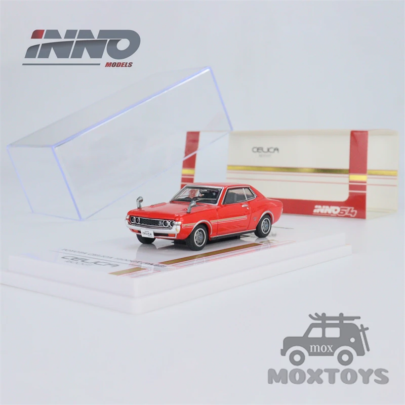 INNO 1:64  CELICA 1600 GT (TA22) Red Diecast Model Car