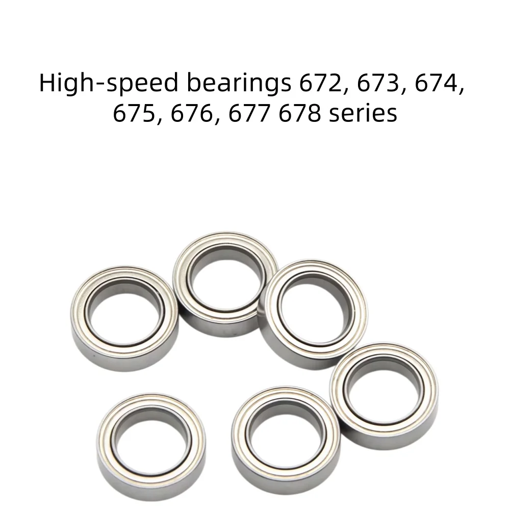 High-Speed Miniature Bearings Series 672Z 673Z 674Z 675Z 676Z 677Z 678Z - Wear-Resistant Low Noise