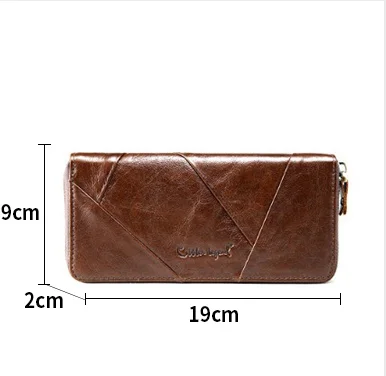 Cobbler Legend New Retro Trend Women's Wallets For Lady Genuine Leather Thin Clutch Wallet For Girls Long Coin Card Purses