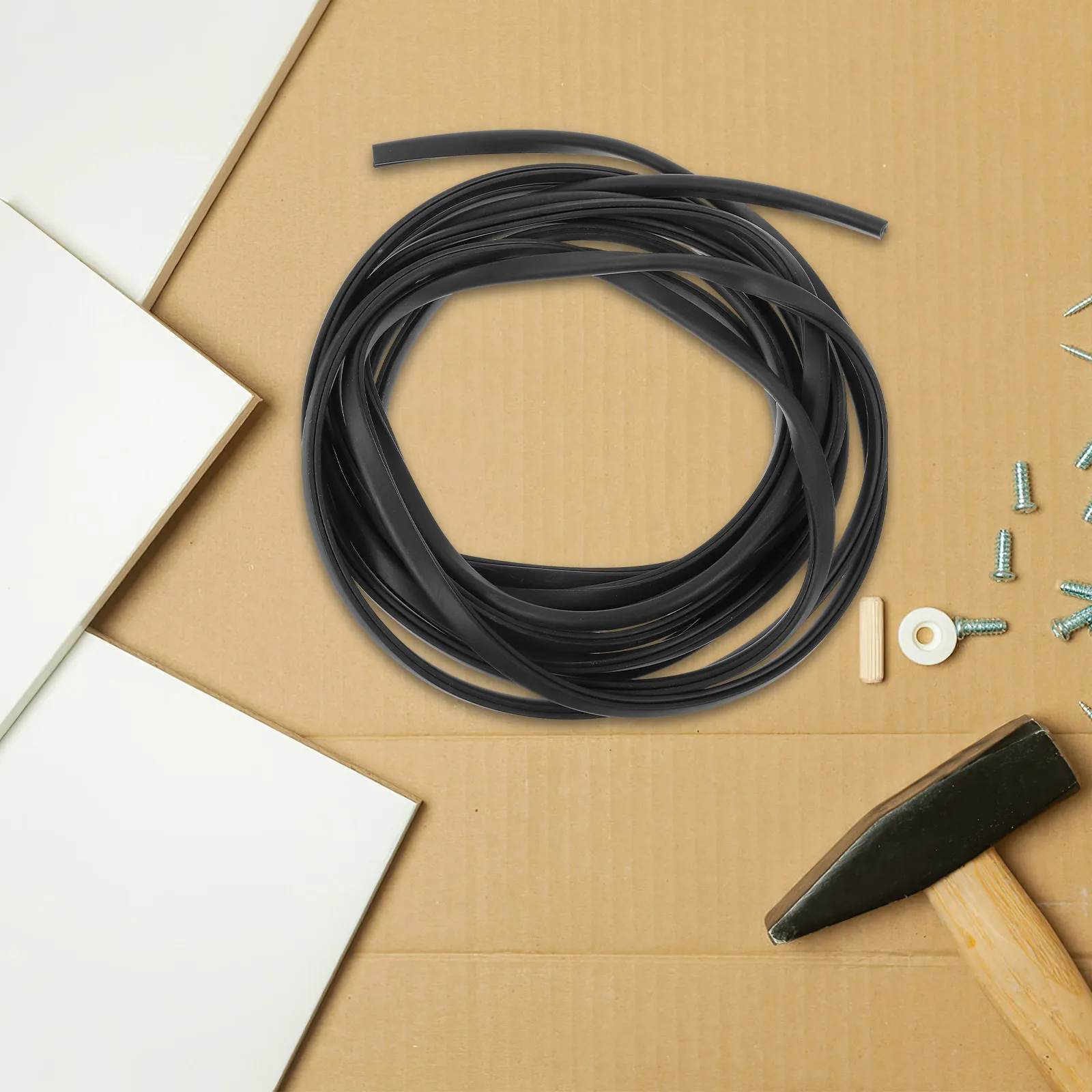 

Rubber Edge Trim U Shaped Sealing Strip Door Weather Stripping Protector Seal Car Metal Glass Edging Home Office Cuttable