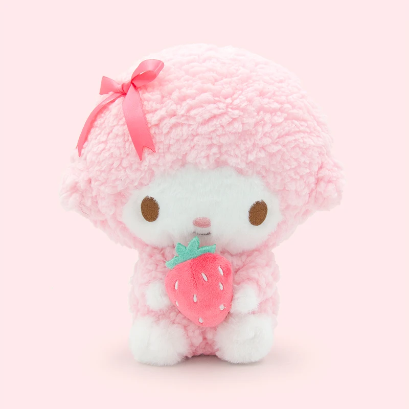 Sanrio Piano Series Little Lamb Plush Cartoon Doll Kawaii Toy Marumofubiyorie Backpack Keychain Doll Bag Pendant Christmas Gift