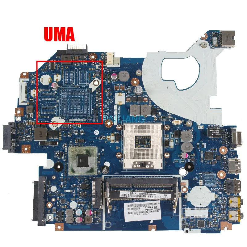 For ACER Aspire 5750 5750G Laptop Motherboard LA-6901P HM65 UMA/DIS GT520M GT540M GT610M 1G DDR3 Notebook Mainboard Tested Work