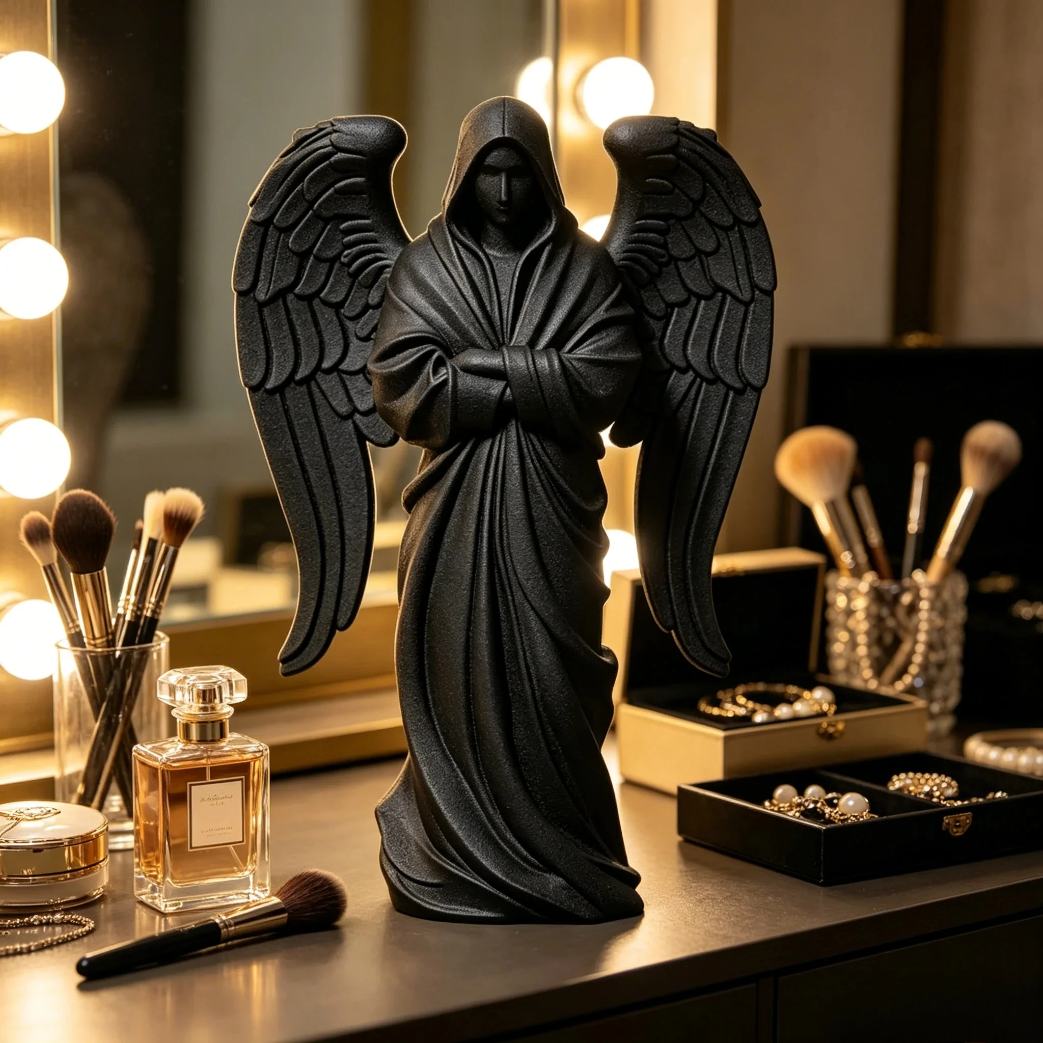 3D Printing Table - Estátua de Anjo Guardião com Capuz