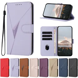 Handbag Flip Case For Samsung Galaxy Wide 7 6 5 A Quantum6 4 Buddy 3 Jean 2 Jump 5G Multi 3 Slots Leather Wrist Wallet Cover