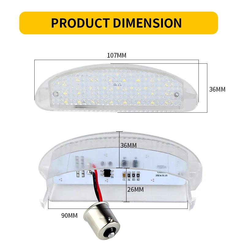 1pc LED 12V Car License Plate Light 7700410754 Canbus No Error Lamp Taillights Accessories For Renault Clio MK2 Clio II 2 Twingo