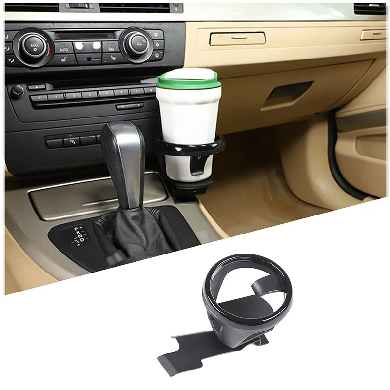 

Car Center Console Side Water Cup Holder Carbon Steel For BMW 3 Series E90 2005-2012 Interior Accessories