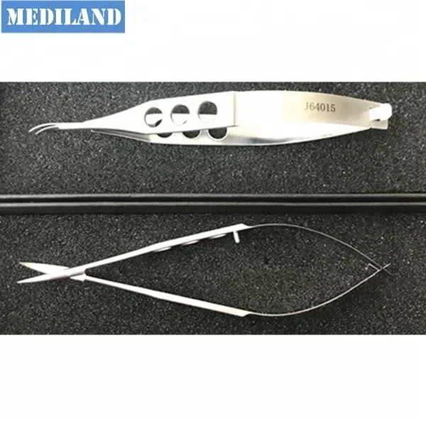 Ophthalmic surgical instruments Universal Corneal Scissors Curved ML-64015 Venus scissors customized