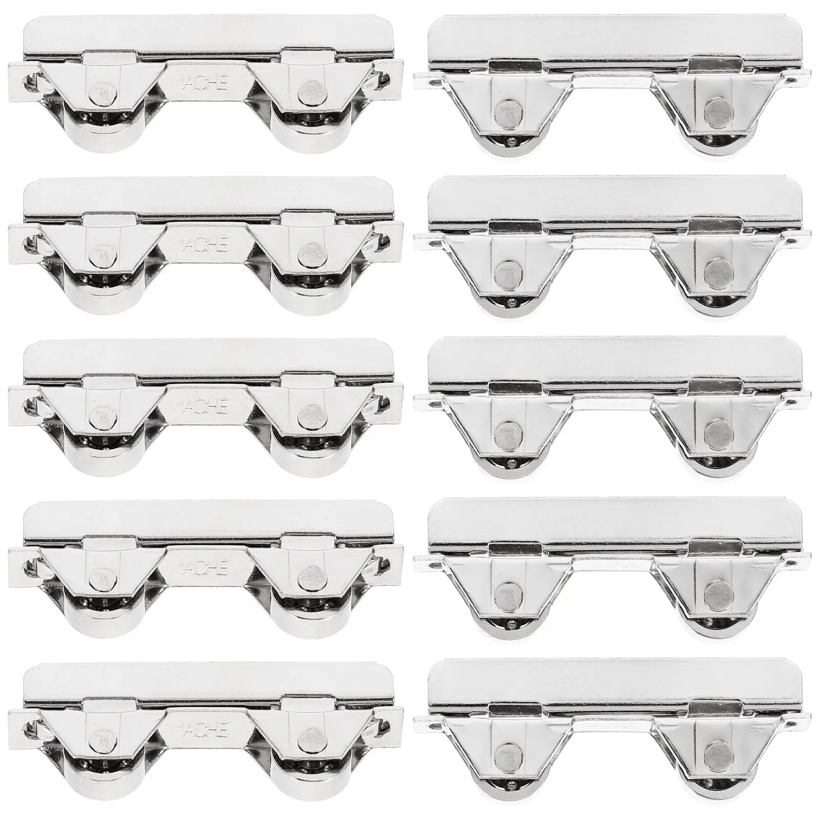 

10 Pcs Glass Sliding Door Pulley Rollers Replacement Slide Doors Window Wheels Showcase 6cm Thick Smooth Strong Bearing