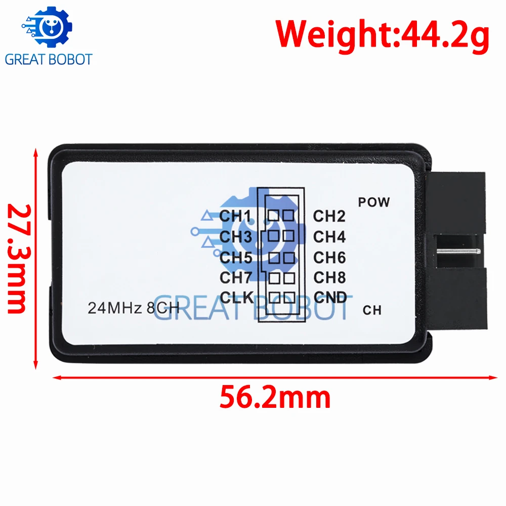 مصحح الأخطاء USB BS - 24 ميجا هرتز، 8 - قناة، 24 مترًا/ثانية - تصحيح أخطاء ARM وFPGA