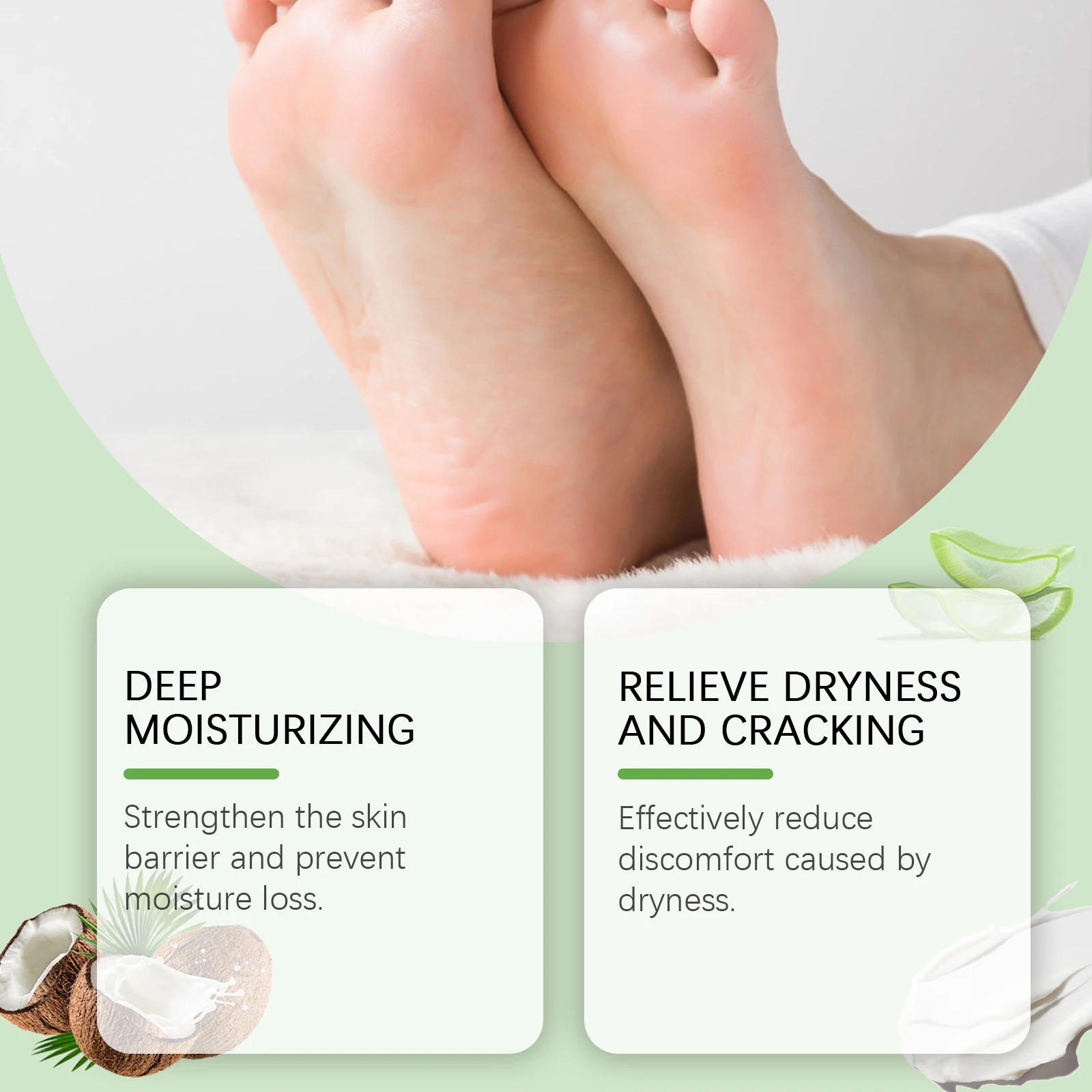 40% كريم يوريا للعناية بالقدم بين عشية وضحاها ترطيب يزيل الجلد الميت مغذي جاف خشن إصلاح الكعوب المتشققة والرطوبة