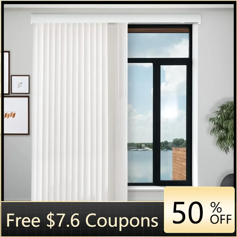 

Blackout Window Shade Curtains Vertical Blinds for Doors Door Blinds & Shades Freight free