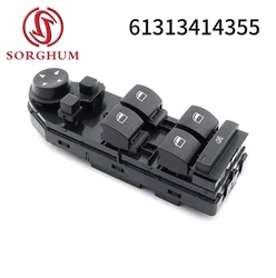 SORGHUM 61313414355 For BMW E83 X3 2004 2005 2010 Car Button Power Window Master Control Switch Rearview Mirror Knob 61313413431