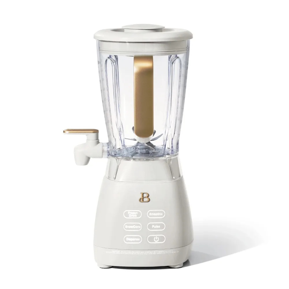 2023 New Beautiful Slush Crush 60 Oz 4-Speed Frozen Drink Maker, White Icing By Drew Barrymore