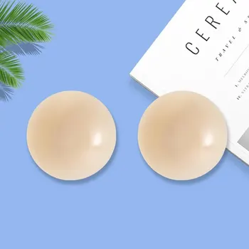 2 pegatinas invisibles para pezones de silicona, pegatinas adhesivas anticonvexas sin costuras para pezones, ropa interior y accesorios para mujeres