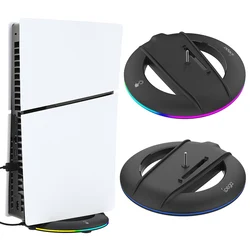 Vertical Stand Base Stand Replacement Display Stand Base for PS5 Slim Console Disc and Digital for Playstation 5 Slim Console