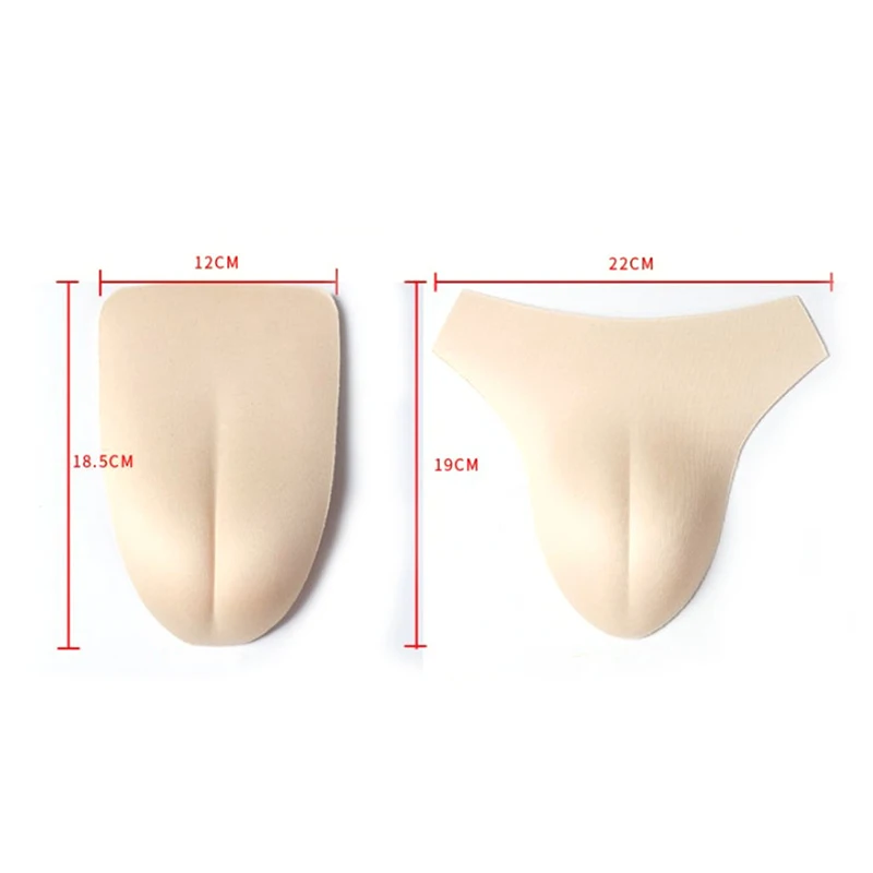 1PC Female Fake Vagina Underwear Control Panty Insert Padded Panties False Pussy